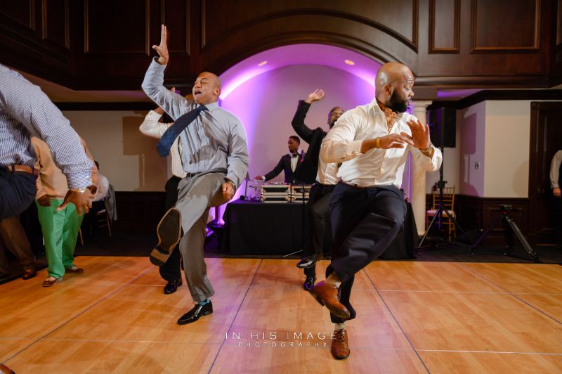 Omega's setting it off during wedding reception