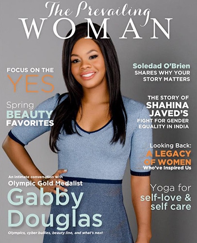 Black wedding photographer | Cover of The Prevailing Woman Magazine