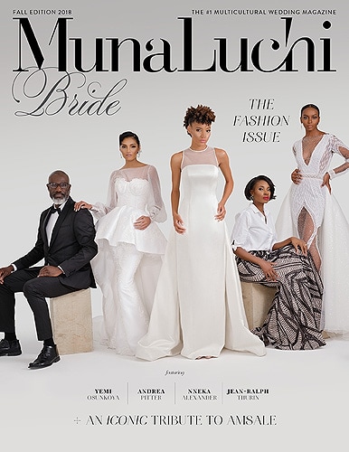 African American Wedding Photographer | Cover of Munaluchi Bride Magazine
