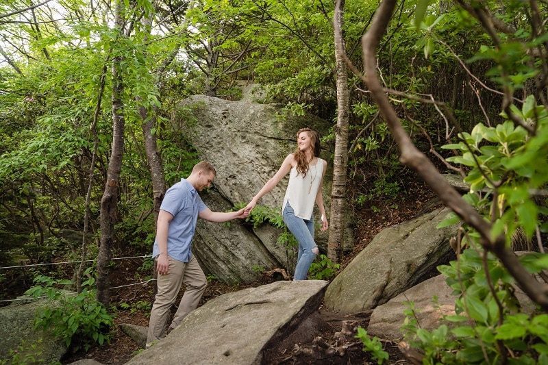 Grandfather Mountain Backpacking Engagement