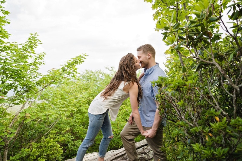 Grandfather Mountain NC Engagement