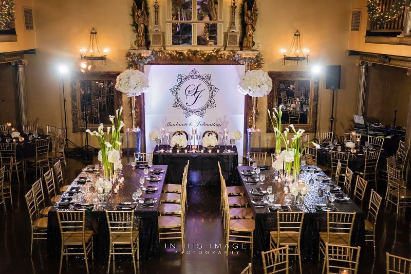 Barclay Villa wedding | reception decor
