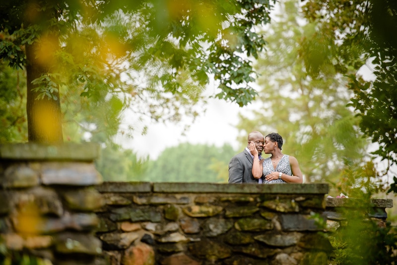 Engagement photos at the Graylyn Estate