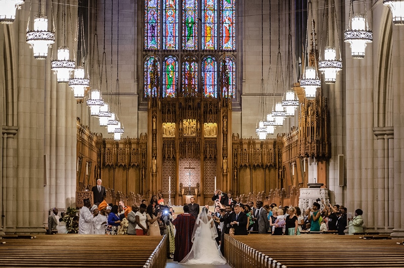 Duke Chapel wedding processional