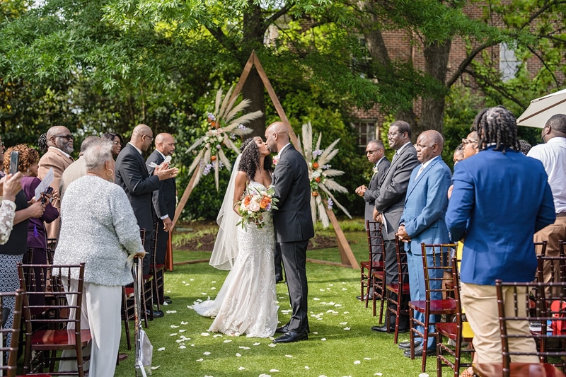 Merrimon-Wynne House Wedding Ceremony